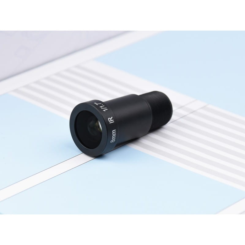 Obiektyw M12, 12MP, ogniskowa 8mm, kąt widzenia 69.5° dla moduły kamery Raspberry Pi M12