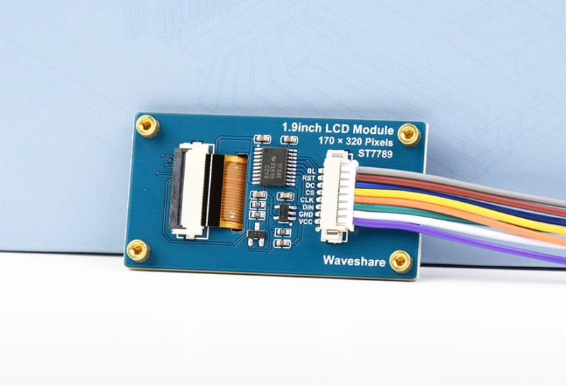 Wyświetlacz LCD 1.9" IPS 262K kolorów dla Raspberry Pi, Ardiuno, STM32