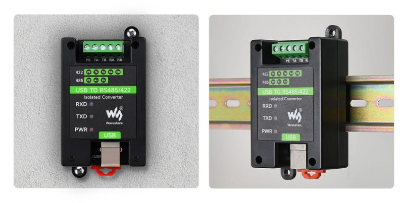 Przemysłowy konwerter USB-RS485/RS422