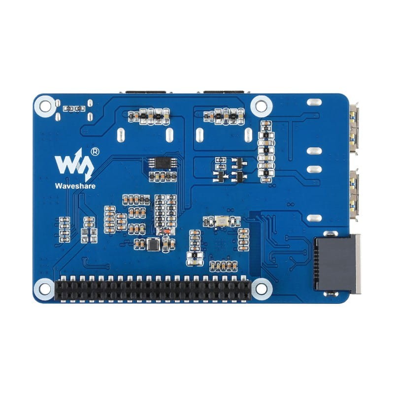 Moduł rozszerzeń HUB 3xUSB 3.2 Gen1 1xETH Gigabit HAT dla Raspberry Pi