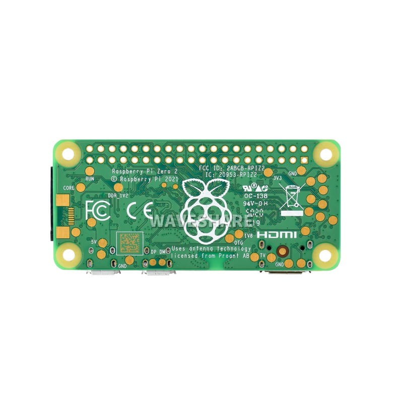 Zestaw startowy Raspberry Pi Zero 2 WHC wraz z modułem rozszerzeń 1x Ethernet 100M, 3x USB HUB z obudową