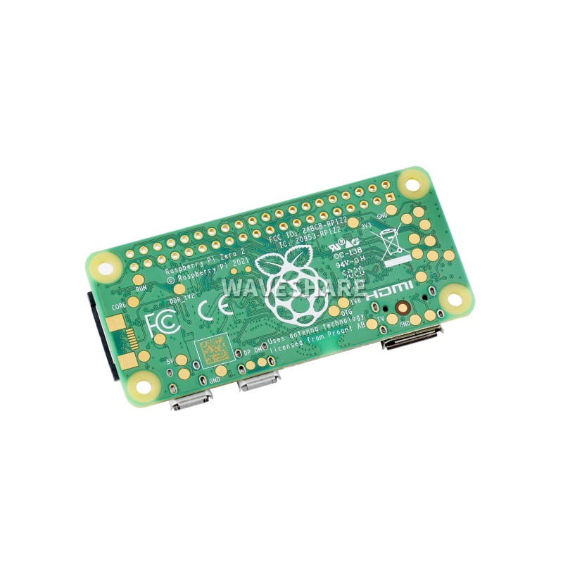 Zestaw startowy Raspberry Pi Zero 2 WHC wraz z modułem rozszerzeń 1x Ethernet 100M, 3x USB HUB z obudową