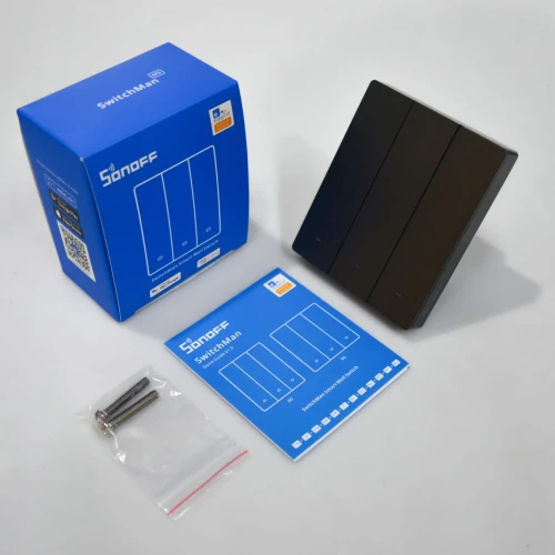 Inteligentny trójkanałowy modułowy przełącznik ścienny Sonoff M5-80 WiFi eWeLink