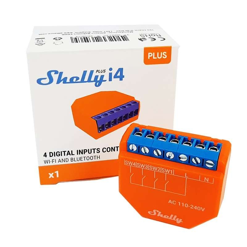 Kontroler podtynkowy Shelly PLUS i4