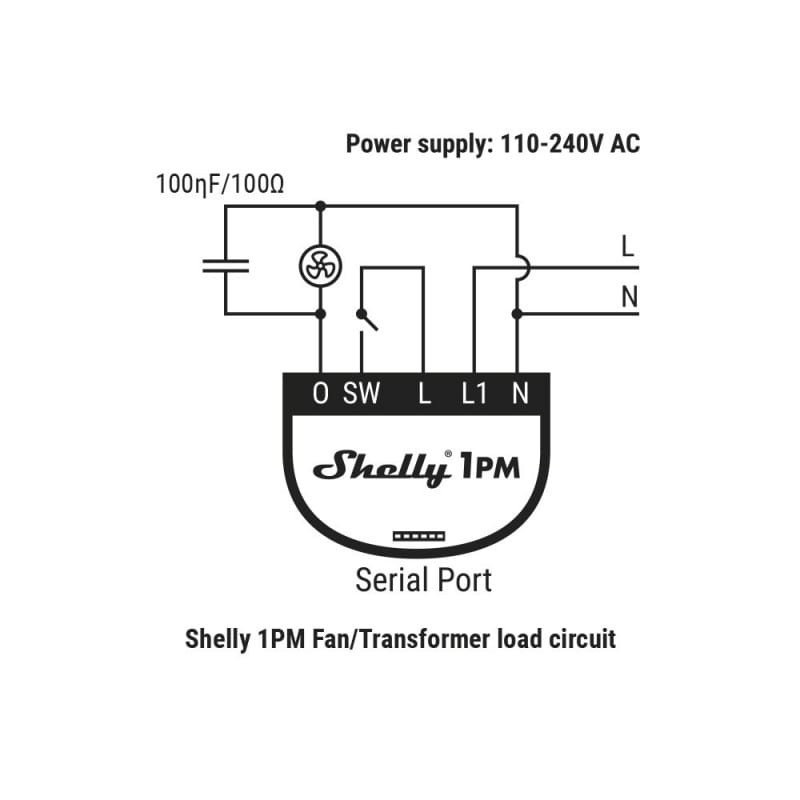 RC Snubber moduł pochłaniający energię skoku napięcia dla Shelly 1, 1PM oraz 2.5