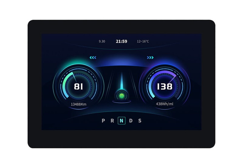 Capacitive 5-Inch IPS LCD Display with 800 x 480 Pixels and Tempered Glass for Raspberry Pi