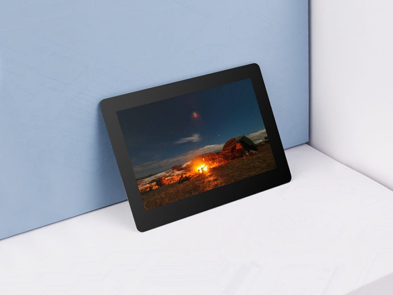 Capacitive 5-Inch IPS LCD Display with 800 x 480 Pixels and Tempered Glass for Raspberry Pi