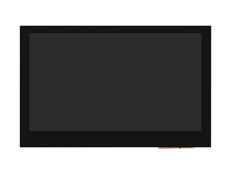 Capacitive 4,3-Inch IPS LCD Display with 800 x 480 Pixels and Tempered Glass for Raspberry Pi