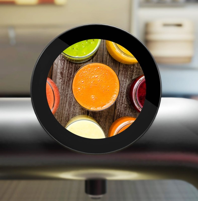 Kapazitiver runder 3,4" 800x800 IPS LCD-Display mit gehärteter Glasplatte für Raspberry Pi