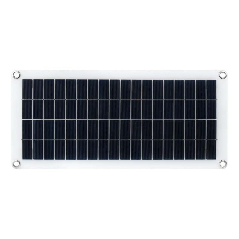 Polykristallines Silizium flexibles Solarmodul 18V 10W mit zwei USB-Anschlüssen