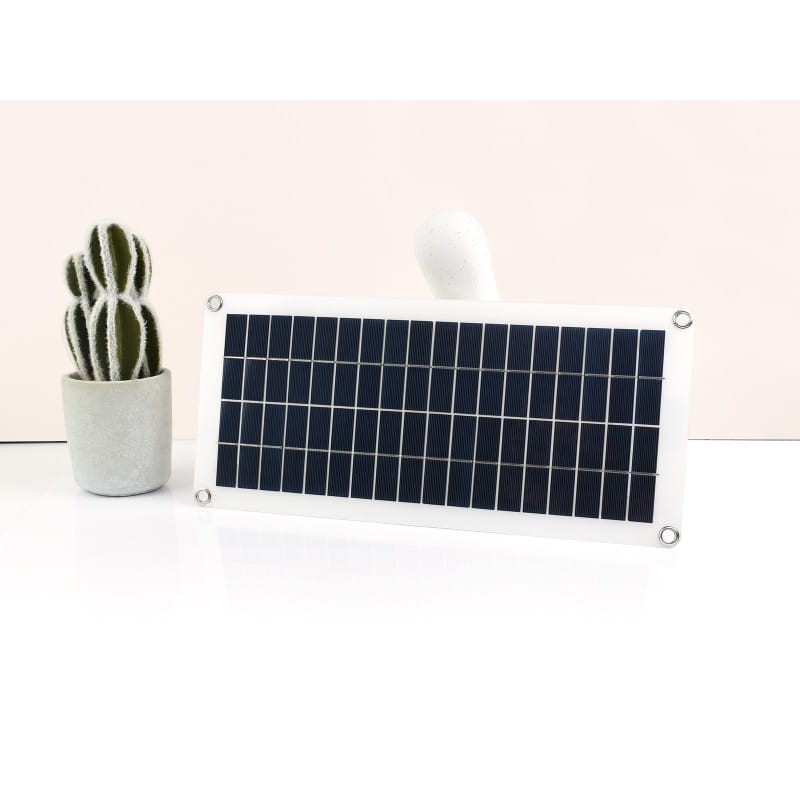 Polycrystalline Silicon Flexible Solar Panel 18V 10W with Two USB Ports