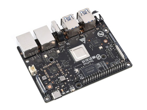 Komputer jednopłytkowy VisionFive2 RISC-V, procesor StarFive JH7110 ze zintegrowanym procesorem graficznym 3D, oparty na systemie Linux