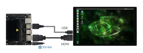 Pojemnościowy wyświetlacz 10.1" 1280 x 800 HP-CAPLCD w aluminowej obudowie dla Raspberry Pi, PC, Jatson, Smartfon