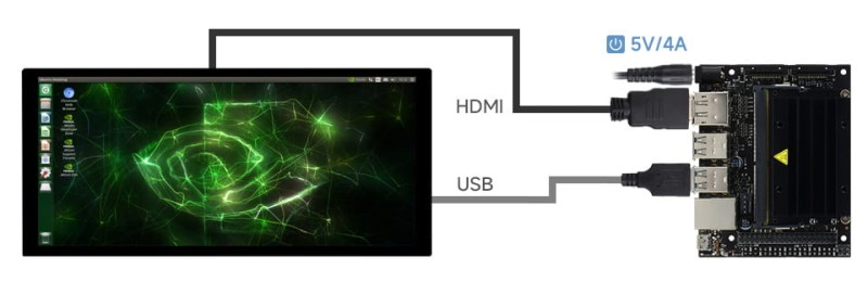 Pojemnościowy wyświetlacz 10.4" 1600 x 720 HP-CAPQLED dla Raspberry Pi, PC, Jatson
