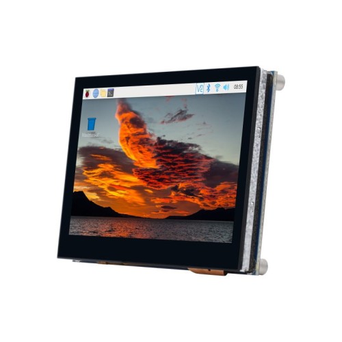 4,3-Zoll kapazitiver DSI QLED-Bildschirm mit 800x480 Auflösung für Raspberry Pi