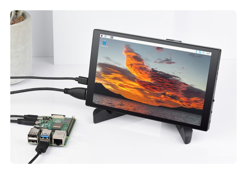 Pojemnościowy wyświetlacz 8" 1280 x 800 8HP-CAPLCD dla Raspberry Pi, PC, Jatson, Smartfon