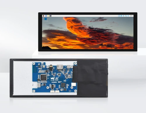 9,3-Zoll kapazitiver Touchscreen 1600x600 IPS für Raspberry Pi, Jatson, PC