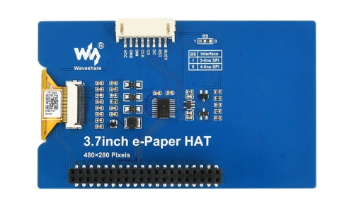3,7-calowy e-papierowy wyświetlacz 480x280 dla Raspberry Pi