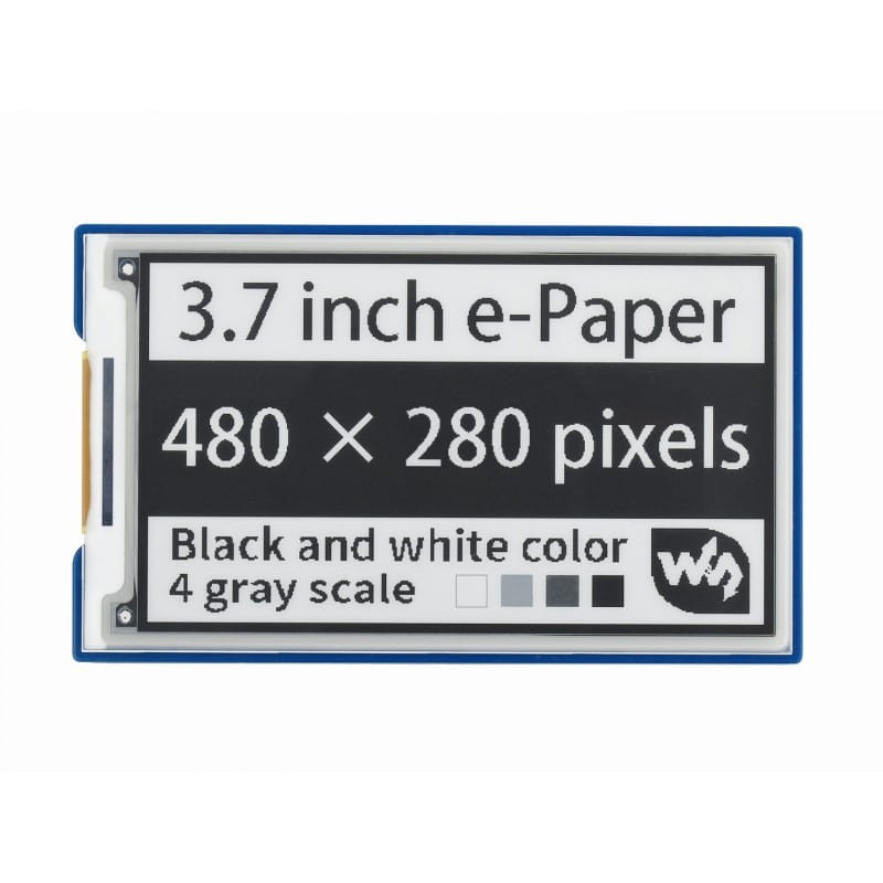3,7-calowy e-papierowy wyświetlacz 480x280 dla Raspberry Pi