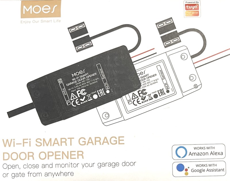MS-102 sterownik bramy tuya z czujnikiem MOES