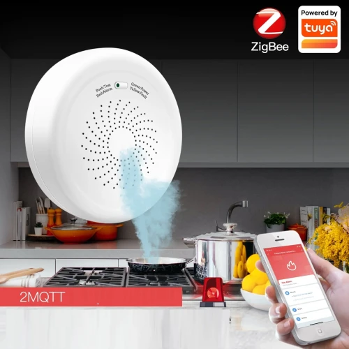 Bezprzewodowy czujnik gazu ZigBee dla aplikacji Tuya