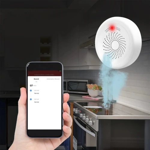 Bezprzewodowy czujnik gazu ZigBee dla aplikacji Tuya