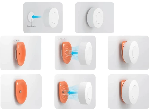 Przycisk pilot ZigBee 3.0 Sonoff SNZB-01P Sterownik scen eWeLink
