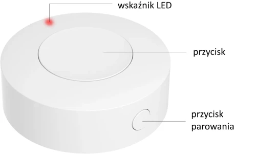 Przycisk pilot ZigBee 3.0 Sonoff SNZB-01P Sterownik scen eWeLink