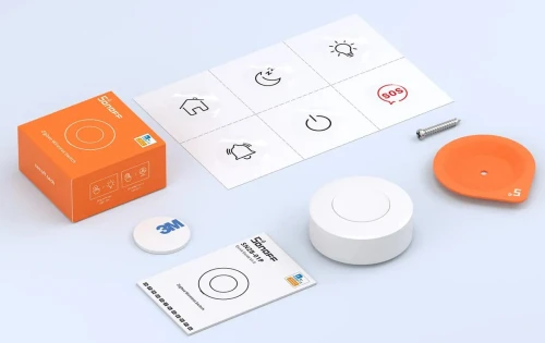 Przycisk pilot ZigBee 3.0 Sonoff SNZB-01P Sterownik scen eWeLink
