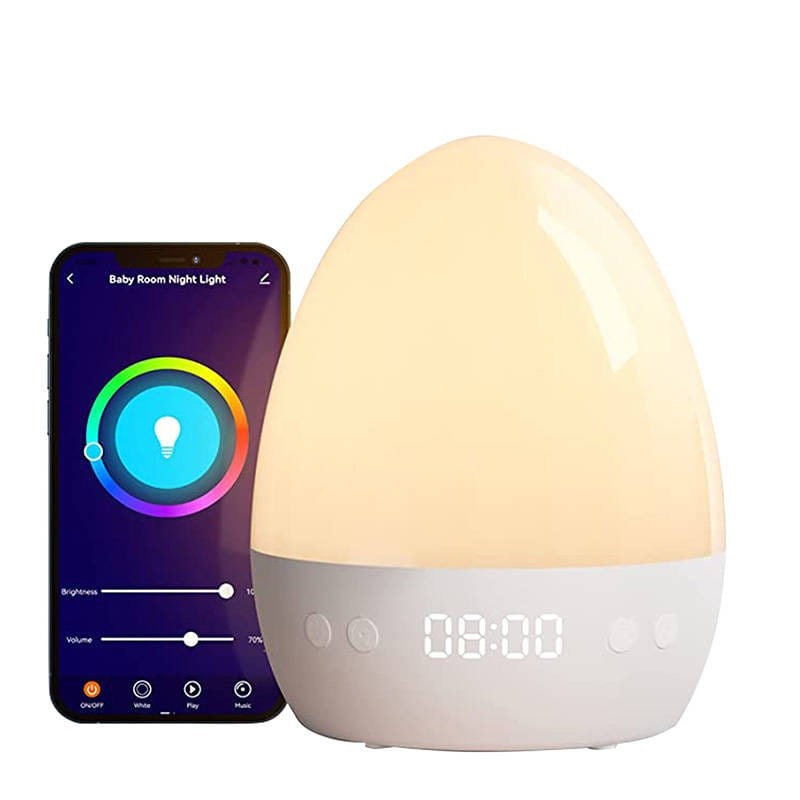 Inteligentna lampka nocna WiFi RGB wbudowany Głośnik NiteBird Tuya