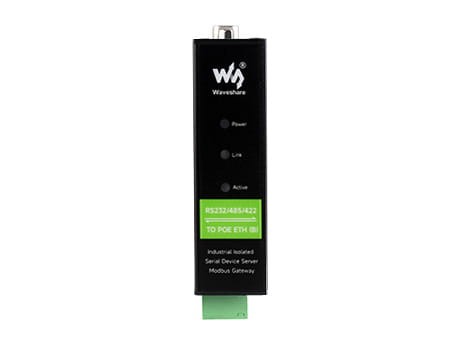Serwer szeregowy RS232/485/422 na Ethernet POE