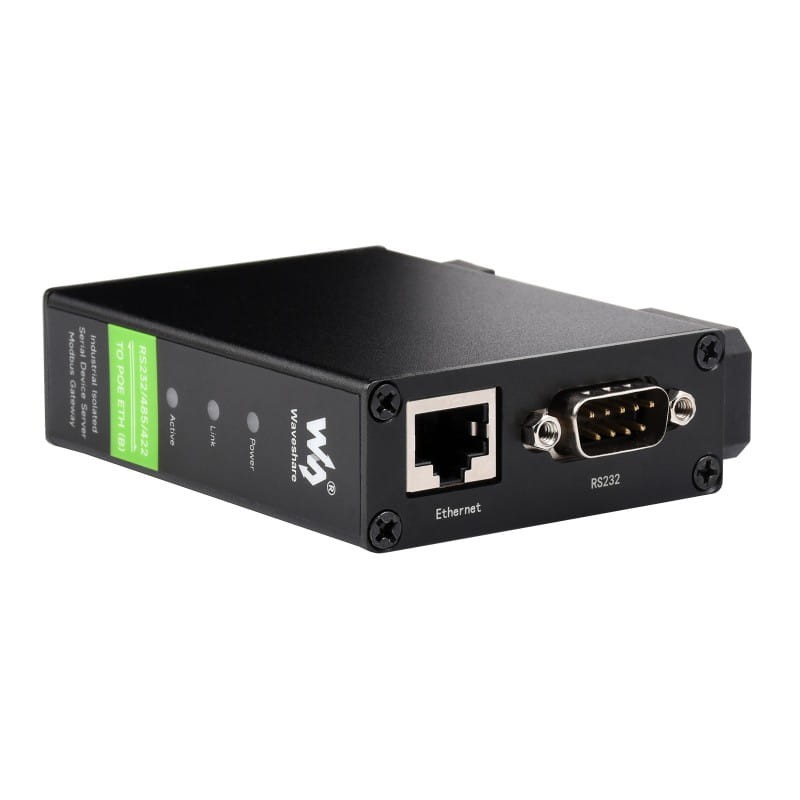 Serwer szeregowy RS232/485/422 na Ethernet POE