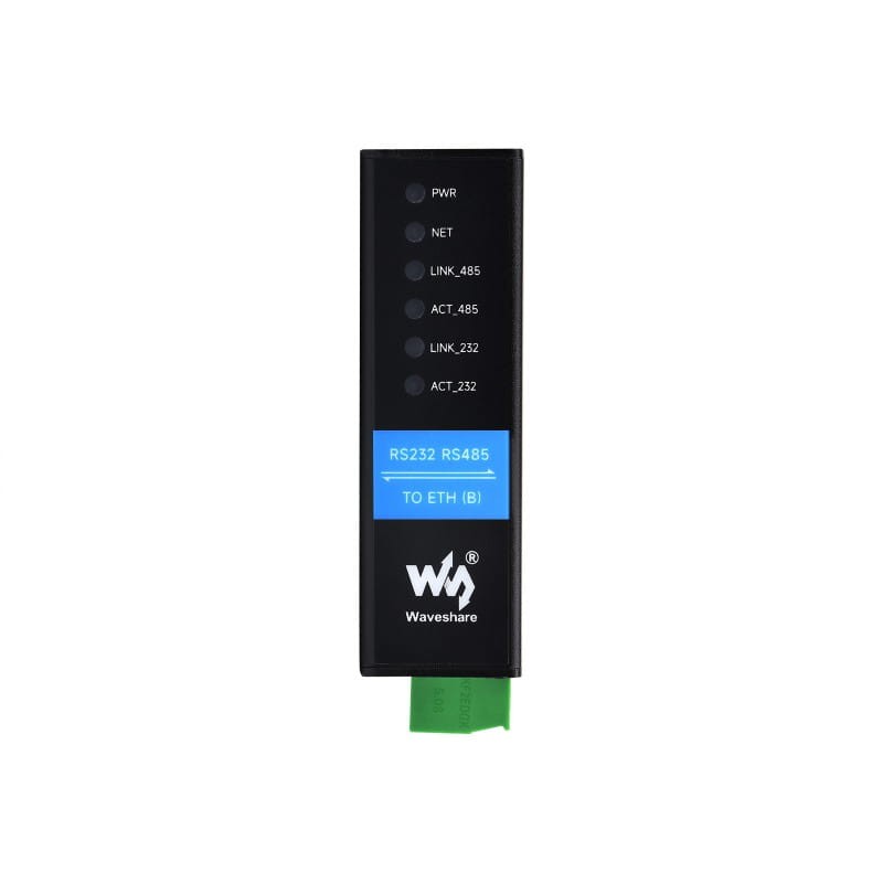 Serwer szeregowy RS232/485/422 z obsługą dwóch portów Ethernet