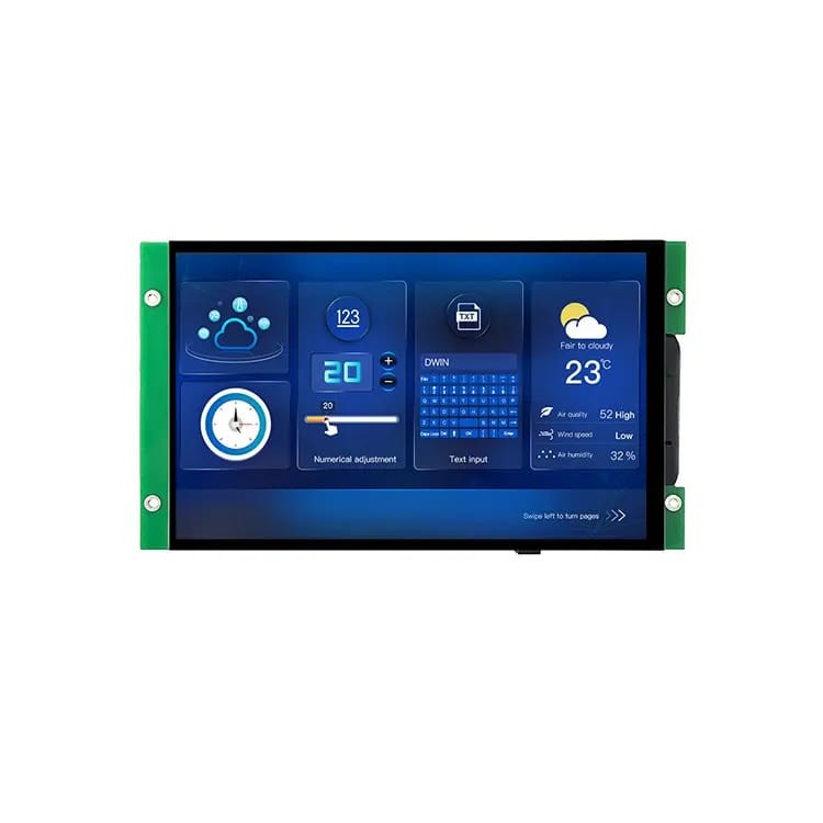 LCD 8" 1280x800 pojemnościowy panel dotykowy DWIN HMI EKT080C Płyta Ewaluacyjna