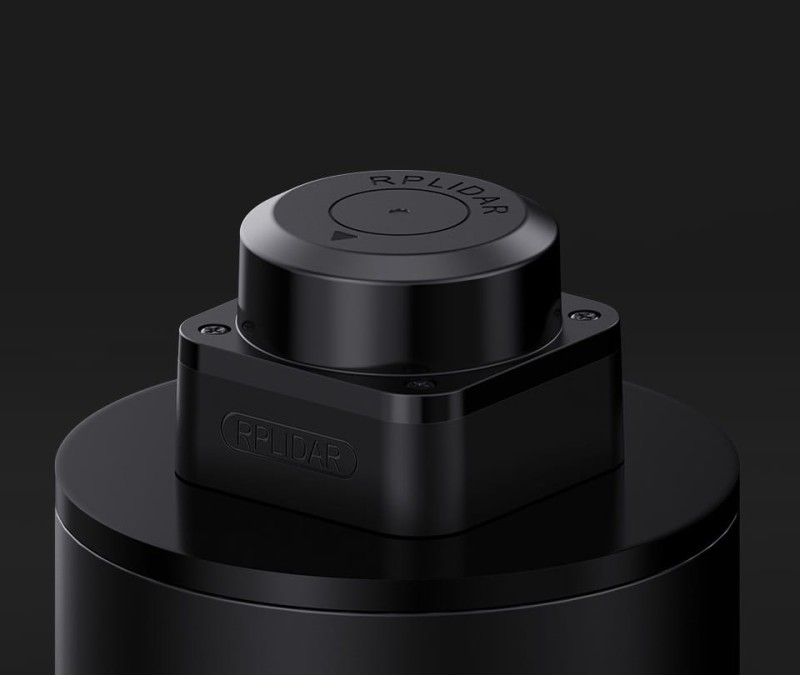 Laserový triangulační radar RPLIDAR C1, dosah 12 m