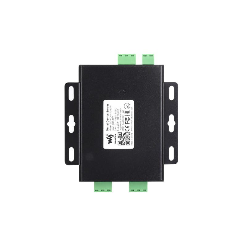 Industrial 2-Channel CAN to Ethernet Server