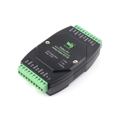 Acht-Kanal Modbus RTU - 0-10V Spannungsausgang