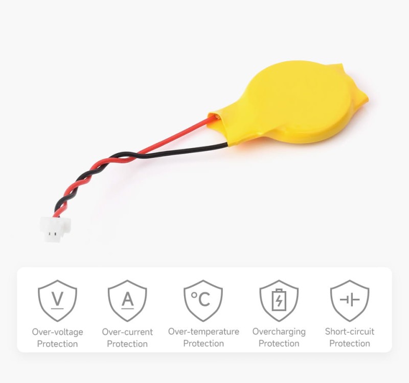 RTC baterie 64mAh pro Raspberry Pi 5