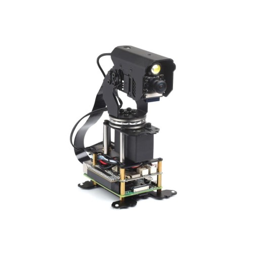 Kamerový modul s dvouosým mechanismem pro naklápění a otáčení pro Raspberry Pi