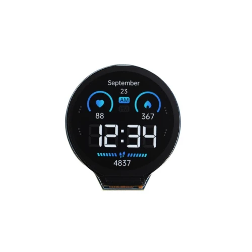 Płytka rozwojowa ESP32-S3-LCD-1.28 z dwurdzeniowym procesorem Xtensa i okrągłym wyświatlaczem 1,28"
