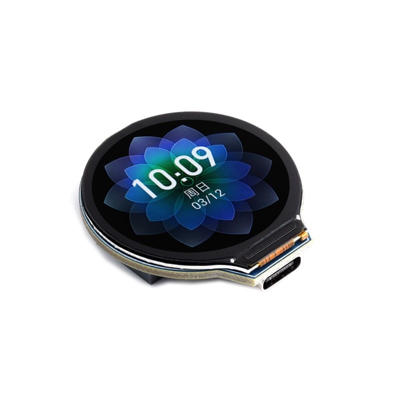 ESP32-S3-LCD-1.28 Development Board with Dual-Core Xtensa Processor and 1.28" Circular Display