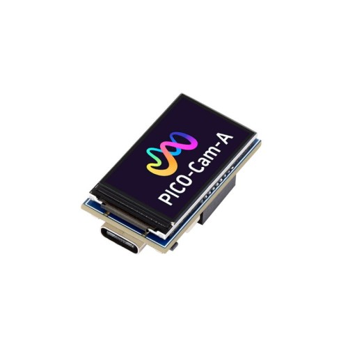 Płytka rozwojowa PICO-CAM-A RP2040 z procesorem Corex M0+ wbudowaną kamerą oraz wyświetlaczem LCD 1.14" 240x135