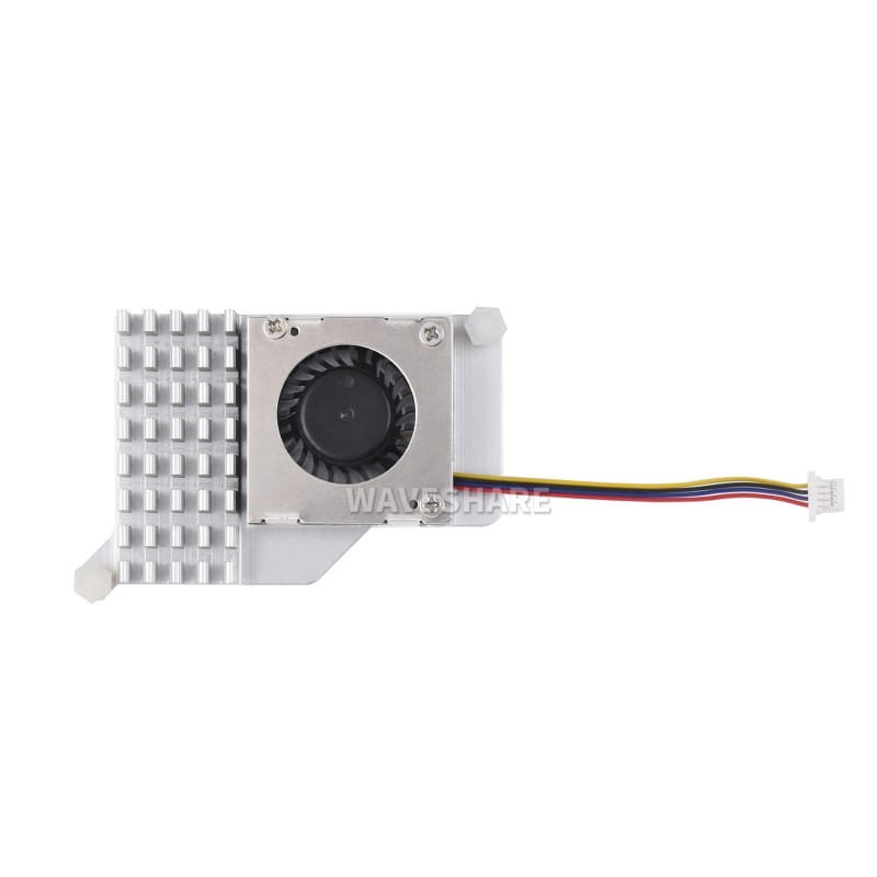Radiator z aluminium z wentylatorem dedykowany dla Raspberry Pi 5