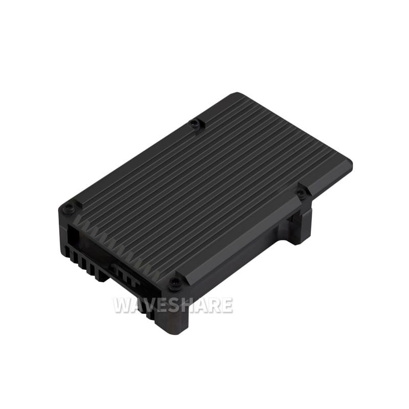 Obudowa z aluminium dla Raspberry Pi 5 z dwoma wentylatorami chłodzącymi