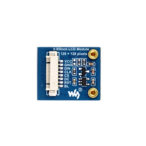 Moduł wyświetlacza LCD 0.85" , IPS, 128x128, interfejs SPI, 65K kolorów dla Raspberry Pi, Arduino, STM32, ESP32, RP2040, Jetson
