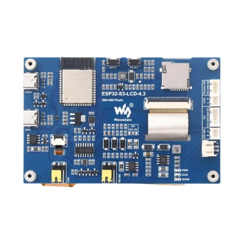 Płytka rozwojowa ESP32-S3 z ekranem dotykowym 4,3 cala, WiFi i Bluetooth, procesor LX7 Dual-Core