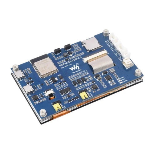 Płytka rozwojowa ESP32-S3 z ekranem dotykowym 4,3 cala, WiFi i Bluetooth, procesor LX7 Dual-Core