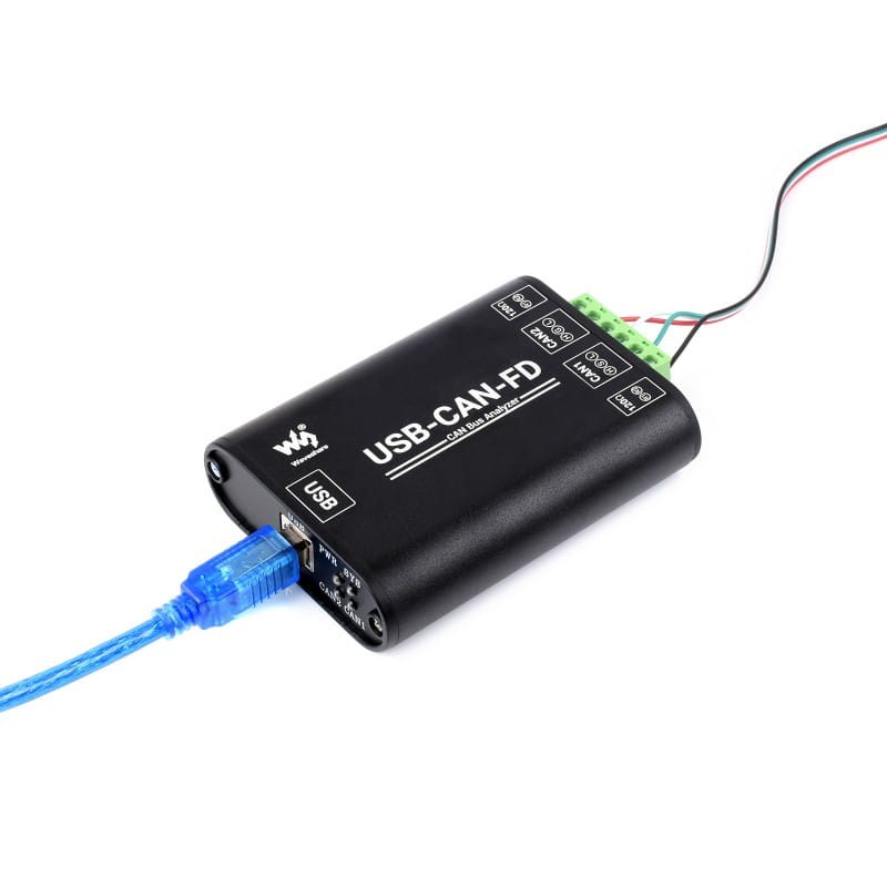 Przemysłowy adapter dwukanałowy USB-CAN FD - interfejs i analizator danych