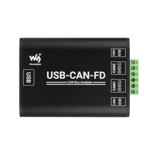 Przemysłowy adapter dwukanałowy USB-CAN FD - interfejs i analizator danych