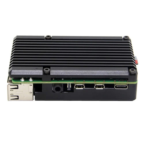 Lekka aluminiowa obudowa dla Raspberry Pi 4B, radiator pasywne chłodzenie